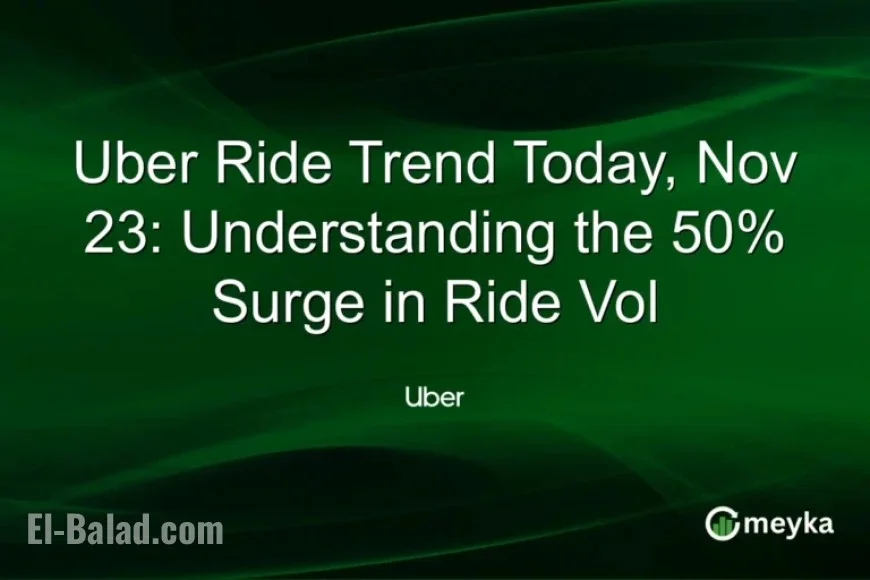 Uber Rides Soar 50% on Nov 23: Analyzing the Spike