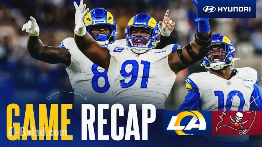 Rams Dominate Buccaneers 34-7, Secure Sixth Consecutive Victory