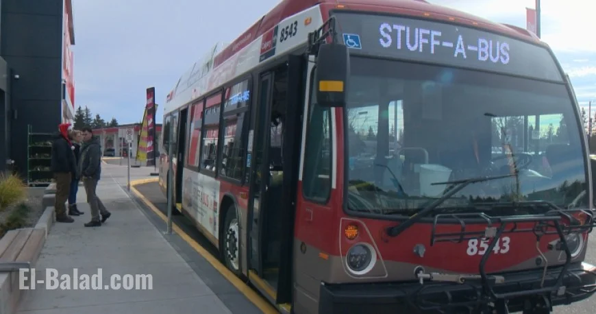 Annual Stuff A Bus Initiative Supports Calgary Food Bank Needs
