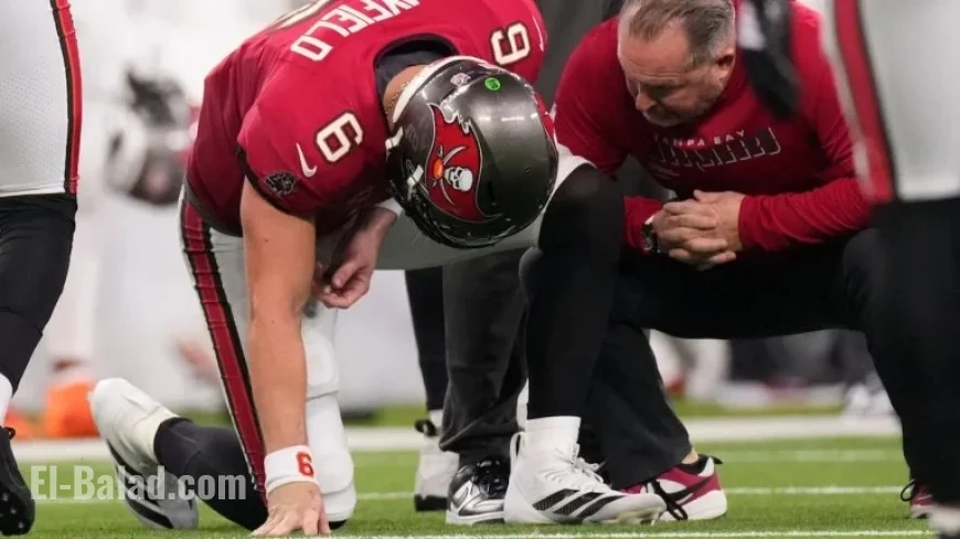 Baker Mayfield Suffers Shoulder Injury in Bucs’ Defeat to Rams
