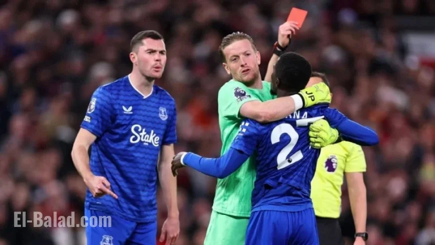 Everton’s Gueye Dismissed for Slapping Teammate in Match Incident