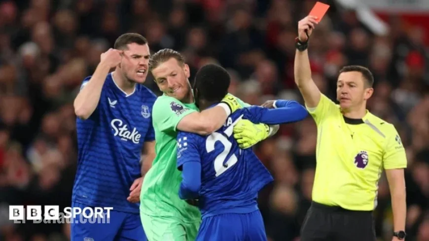 Everton’s Gueye Red-Carded for Incident with Teammate Keane