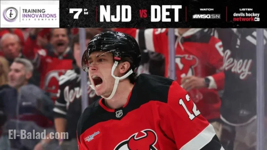 Red Wings Clash with Devils in Anticipated Home Showdown | PREVIEW