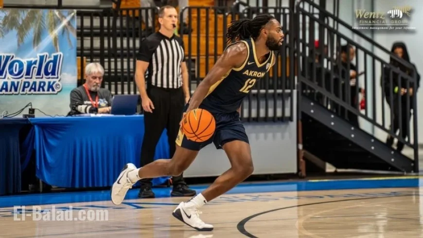 Akron Battles Yale for Paradise Jam Title Monday Night