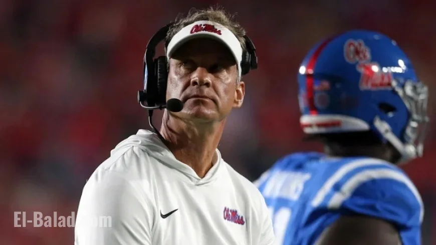 Lane Kiffin Commits to Completing Season at Ole Miss