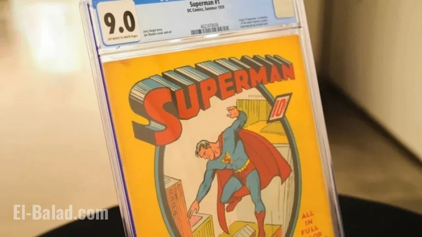 Rare Superman Comic Book Sells for $9 Million