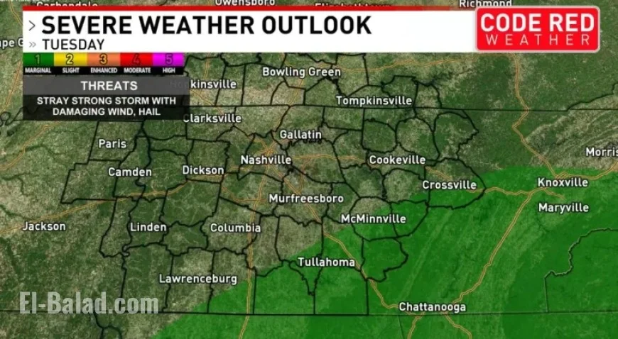 Severe Winds and Storms Disrupt Holiday Travel in Middle Tennessee and Southern Kentucky