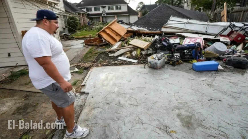 Tornado Strikes Near Houston, Damaging Over 100 Homes