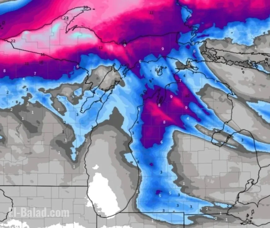 Winter Storm Watch Extends to 16 Lower Michigan Counties, Including Traverse City