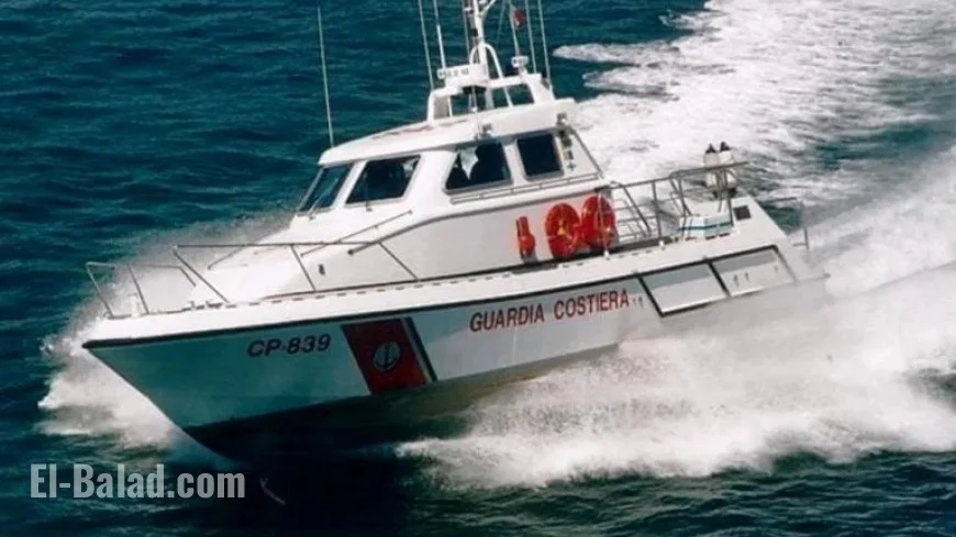 Strong Winds Beach Sailboat at San Felice Circeo