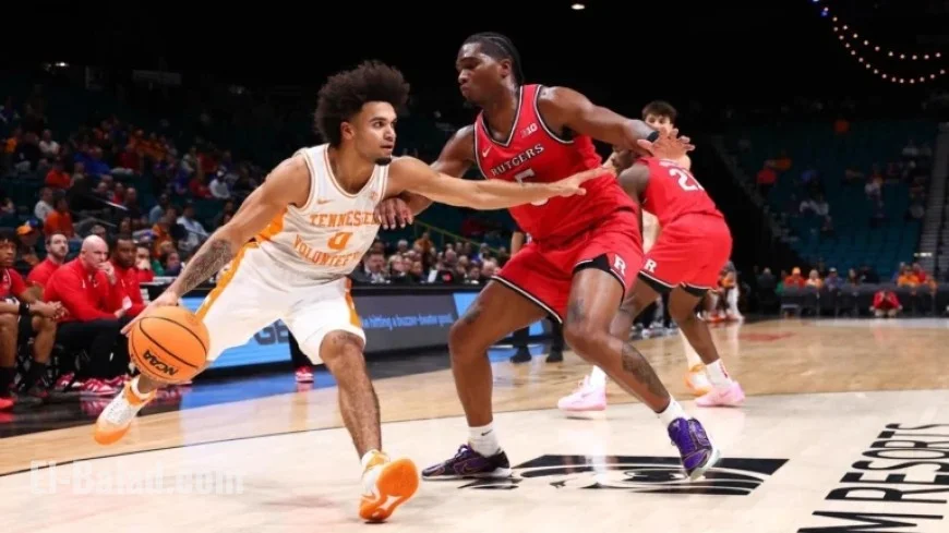 Gillespie Leads #17/16 Vols to Dominant 85-60 Win Over Rutgers in Vegas