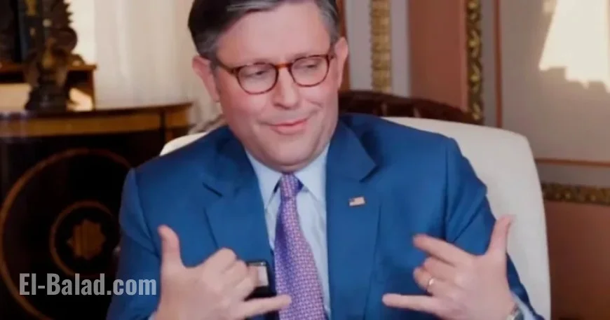 Mike Johnson’s Embarrassing Gesture Highlights Car Crash Interview