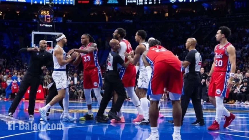 Suggs Ejected, Four Penalized in Magic vs. Sixers Clash
