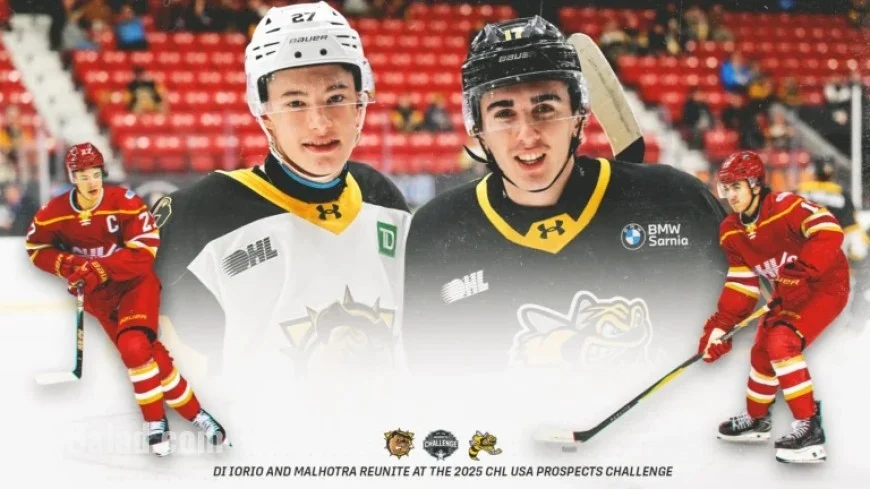 Di Iorio and Malhotra Reunite at 2025 CHL USA Prospects Challenge