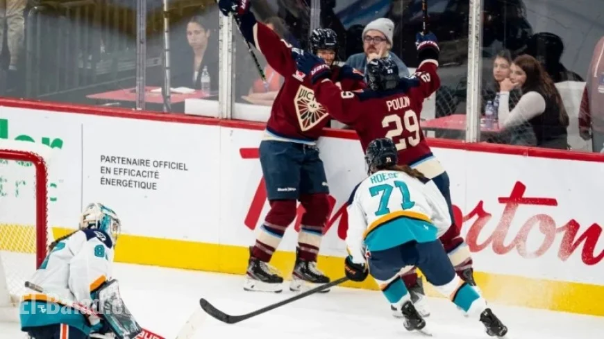 Poulin, Roque, Desbiens Propel Victoire to Home Opener Win Over Sirens