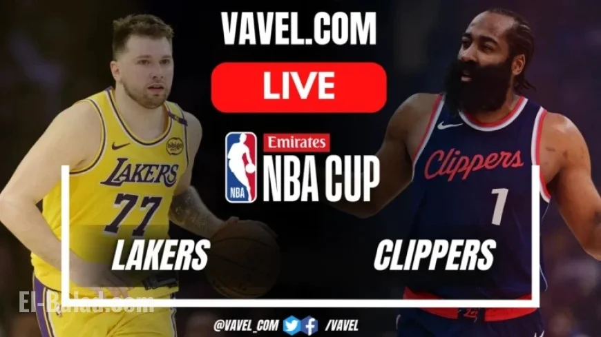 Lakers vs Clippers: Live NBA Cup Score Updates