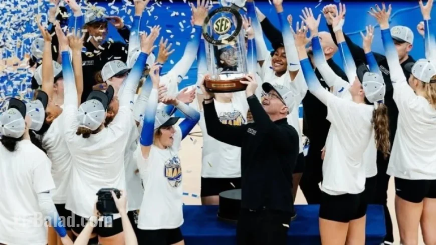 Kentucky Volleyball Overcomes Texas in Reverse Sweep to Secure SEC Title