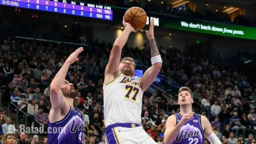 Doncic Scores 33, Lakers Triumph Over Jazz