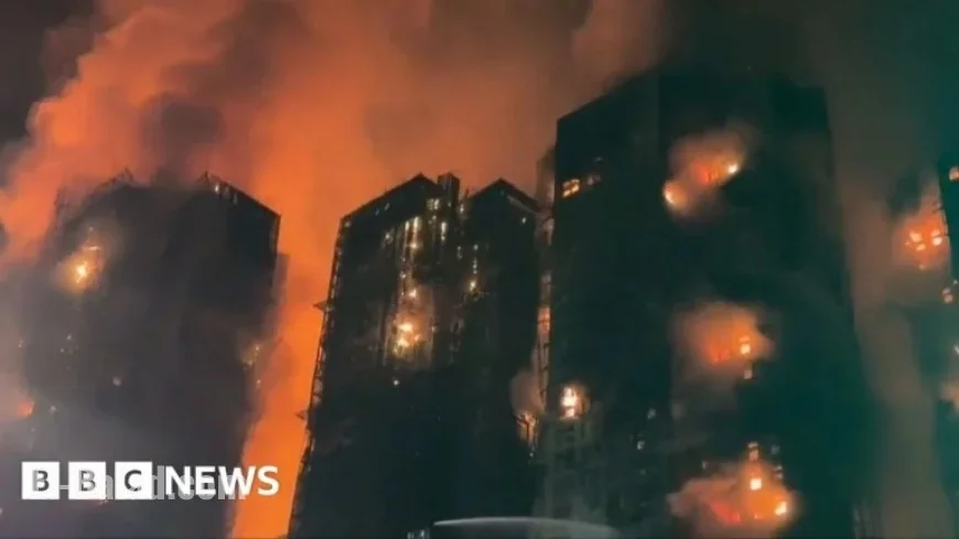 Fatal Fire Sweeps Through Hong Kong Apartment Buildings