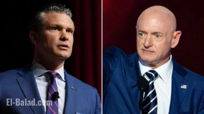Hegseth Explores Sen. Kelly’s Possible Penalties in ‘Illegal Orders’ Dispute Video