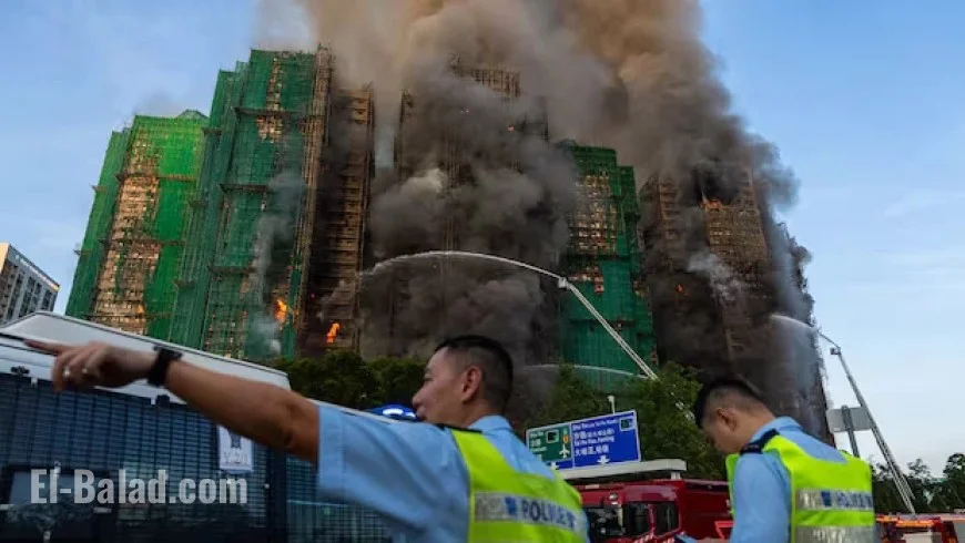 Hong Kong Highrise Fire Claims 13 Lives in Tragic Incident