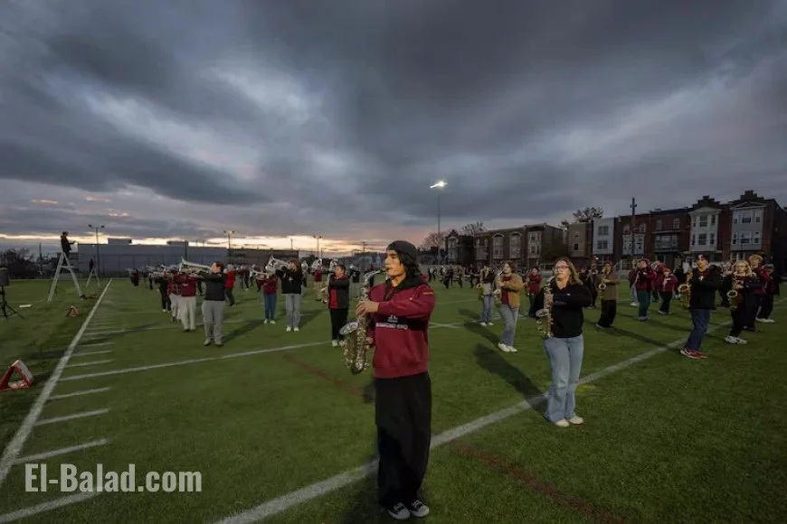 Temple Marching Band Prepares for Macy’s Thanksgiving Parade in New York
