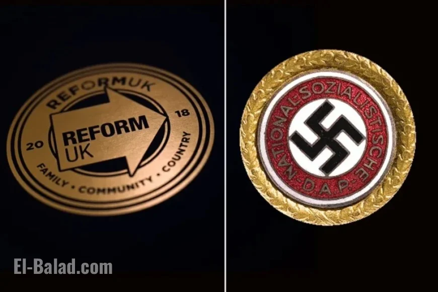 Tory Dispute Erupts Over Comparison of Reform Logo to Nazi Symbol