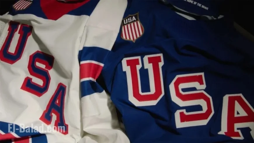 USA Unveils New Olympic Hockey Jerseys