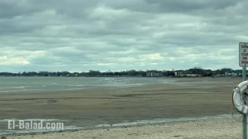 Strong Winds Cause Water Levels to Drop in Western Lake Erie