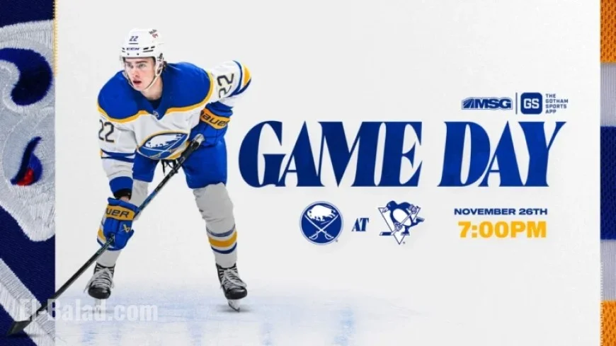 Watch Sabres vs. Penguins: Lineup Updates and Key Storylines