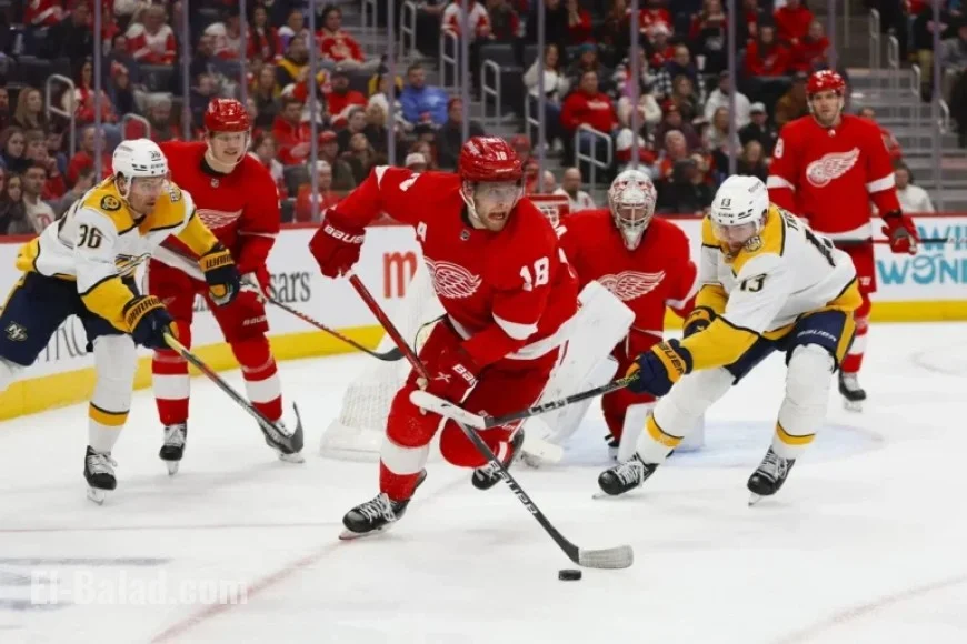 Red Wings Face Predators: Line Combinations Revealed