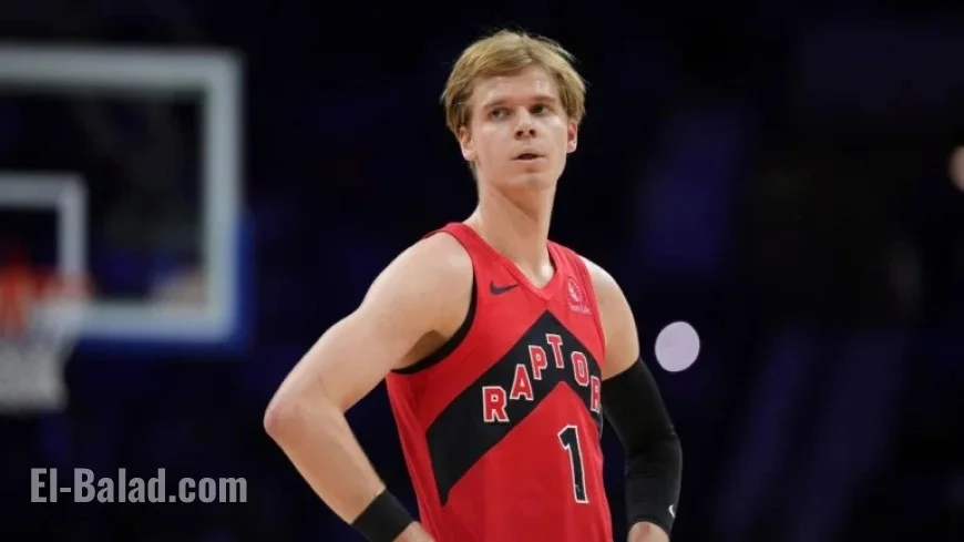 Raptors’ Gradey Dick Exits Game After Hard Fall Against Pacers