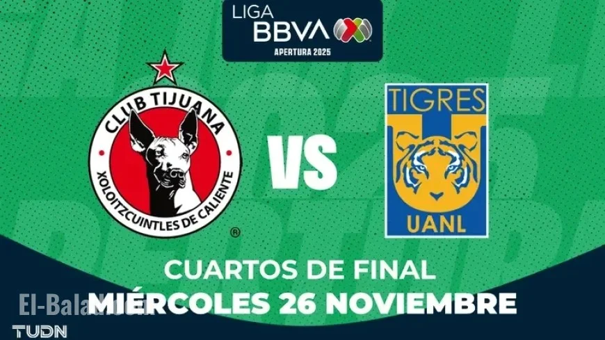 Tijuana vs. Tigres: Quarterfinals Schedule and Viewing Info