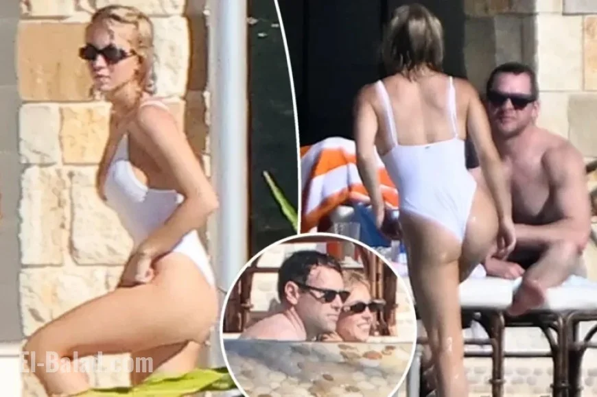 Sydney Sweeney Flaunts Curves in White Swimsuit on Holiday with Scooter Braun