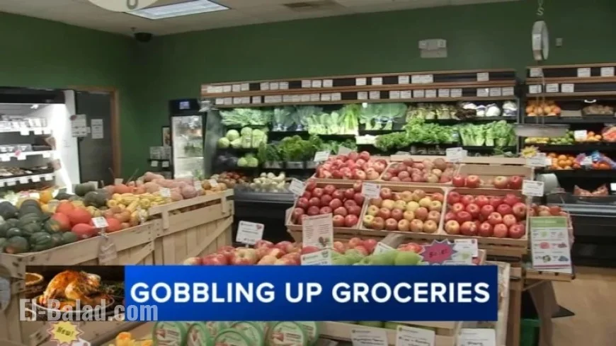 Springfield, Pa. Shoppers Stock Up on Thanksgiving Feasts