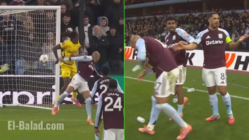 Live: Aston Villa Players Pelted with Beer After Tielemans’ Assist vs. Young Boys