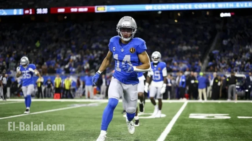 Amon-Ra St. Brown Exits Game with Ankle Injury