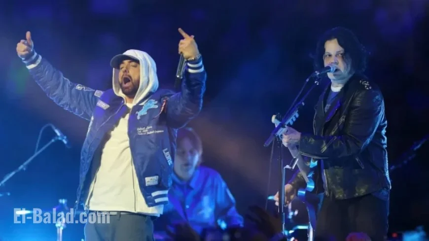 Jack White and Eminem Ignite Thanksgiving Halftime Show with Electrifying Performance