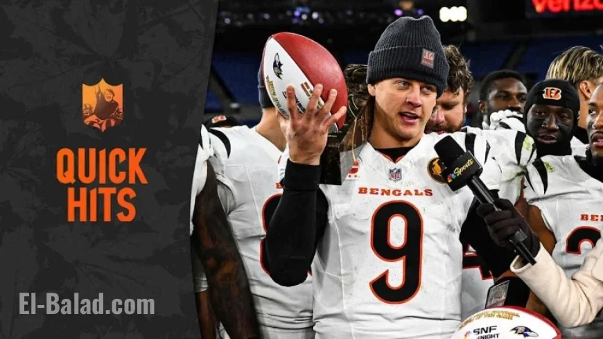 Joe Burrow Shines in Bengals Victory: ‘Unmatched Joy’