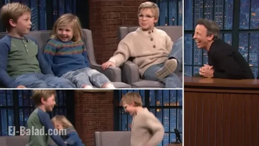 Seth Meyers’ Kids Charm in Heartwarming Thanksgiving Show Interview