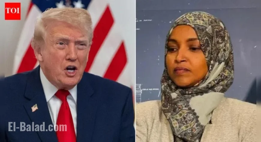 Donald Trump Criticizes Ilhan Omar Amid Immigration Crackdown