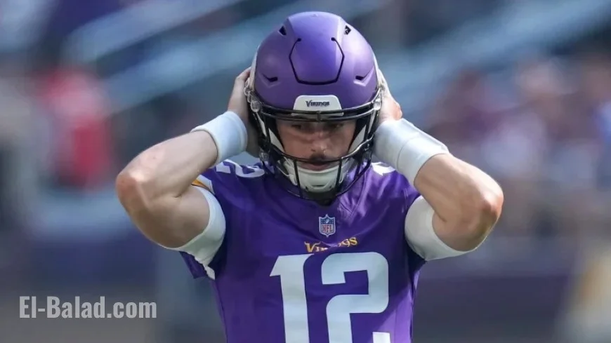 Vikings Announce Quarterback Choice Following J.J. McCarthy Injury