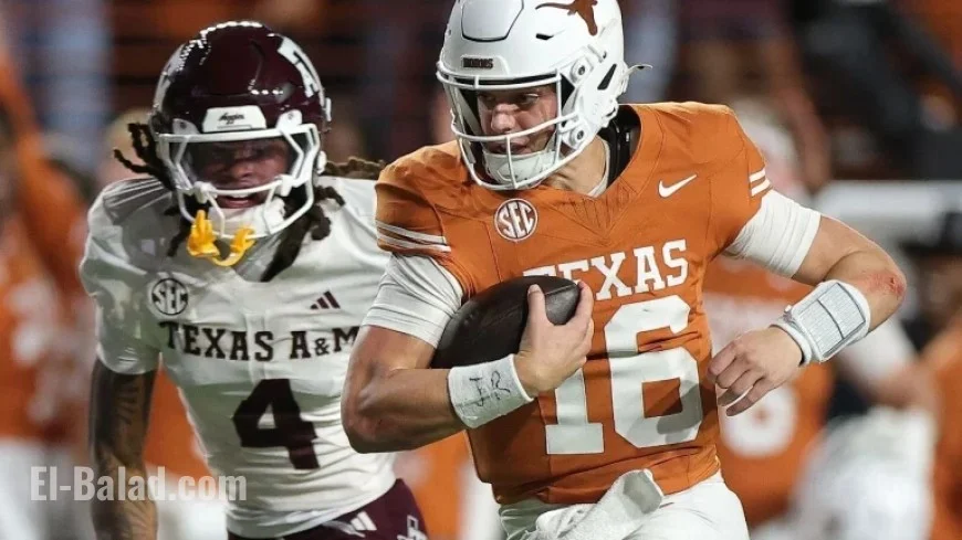 Arch Manning Leads Texas to Victory, Defeats Texas A&M