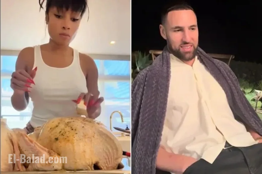 Megan Thee Stallion Crafts Thanksgiving Feast for Klay Thompson’s Family
