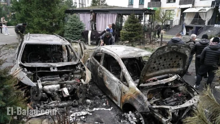 Russian Attack Leaves Half of Kyiv Powerless; 2 Dead, 38 Injured