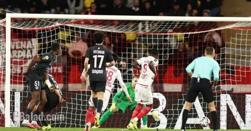 Monaco Upsets PSG Without Dembélé at Louis II Stadium