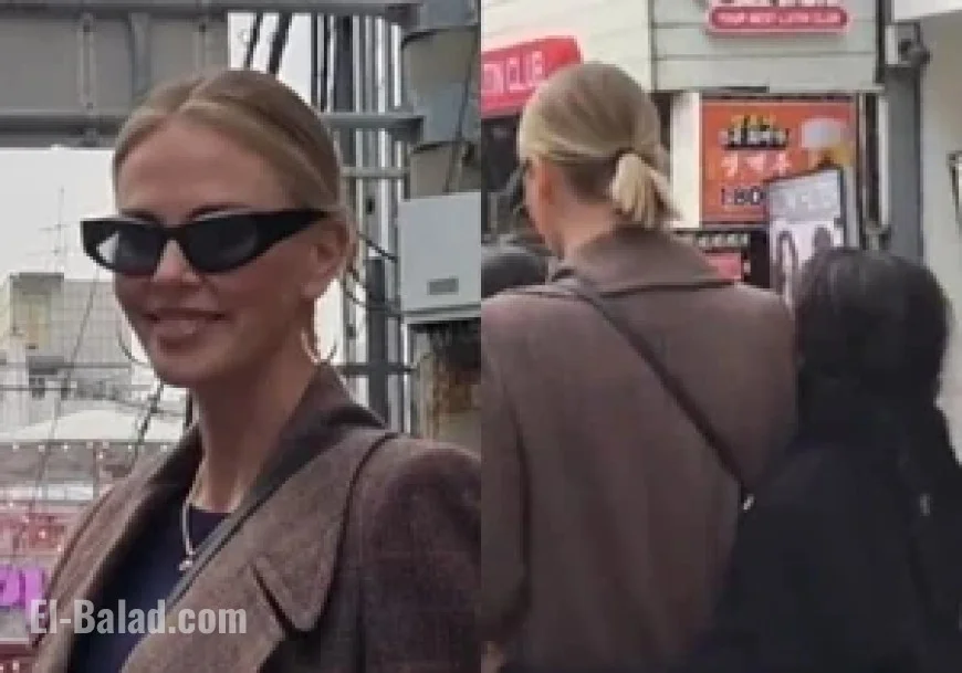 Charlize Theron Seen in Hongdae, Seoul
