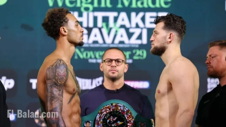 Live Updates: Ben Whittaker Faces Benjamin Gavazi in Birmingham Showdown