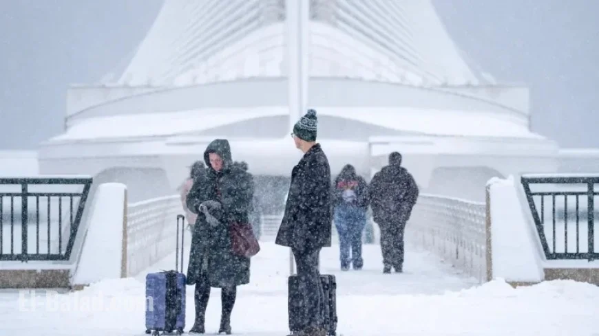 Milwaukee Faces Evening Snowfall at 1 Inch Per Hour