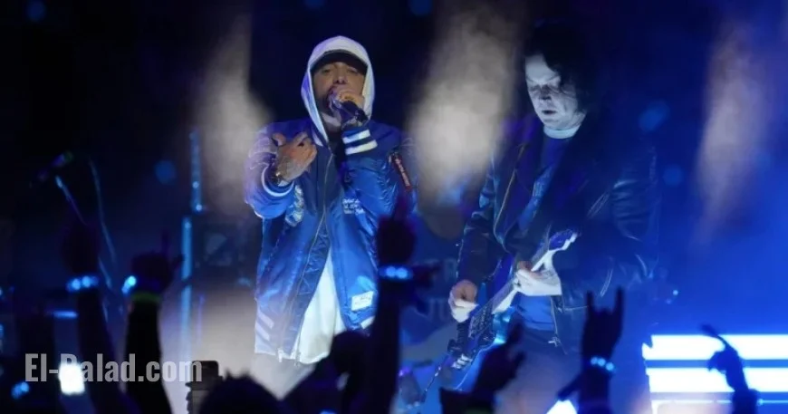 Jack White and Eminem Unveil 3-Track Album with Halftime Show Performance